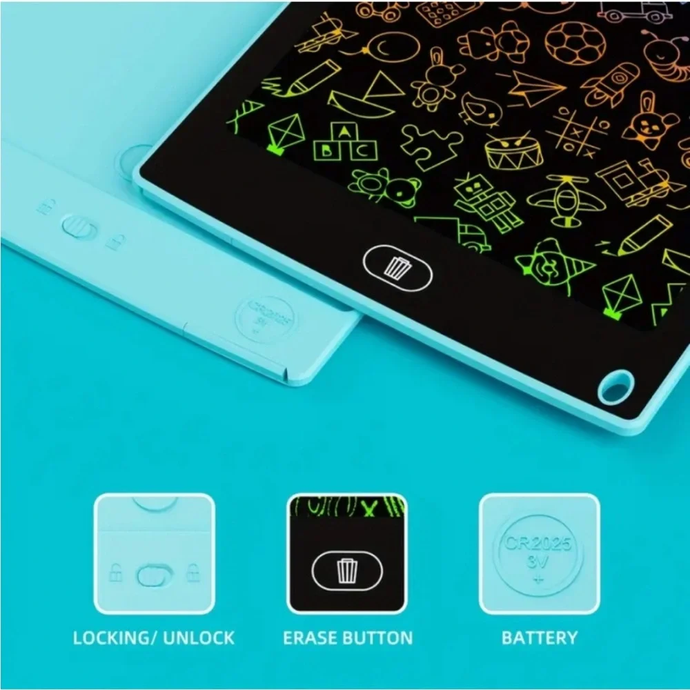 LCD Writing Tablet set of 2 (blue & red )